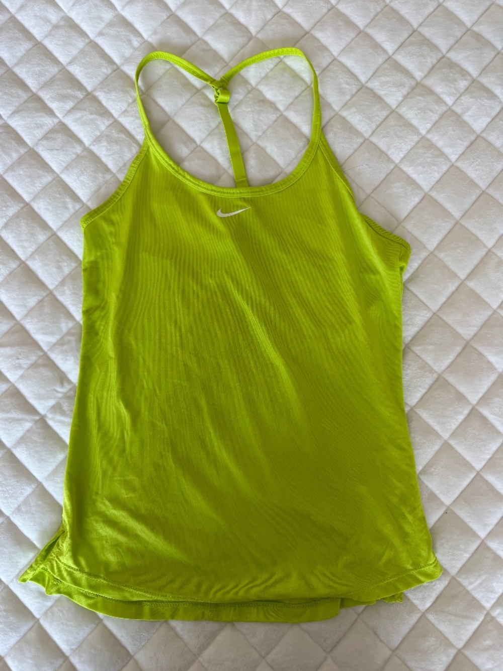 green Nike tank